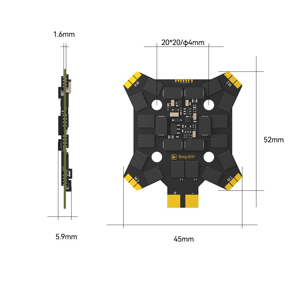 iFlight Borg Mini H7 (ICM42688 – Fpv Drone Antenna recenzja i cena